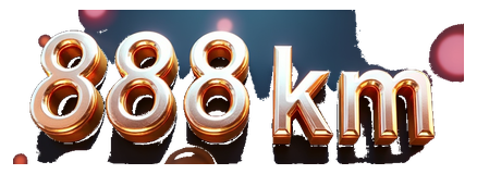 888km logo